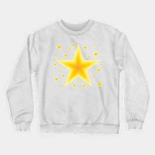 Stars - starry hand drawn doodle design Crewneck Sweatshirt